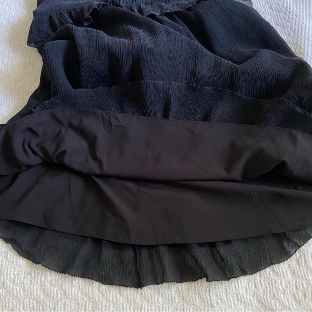Banana Republic Heritage Pleated Ruffle Neck Dress - Picture 11 of 14